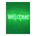 Dekoraven Welcome Neon Led Duvar Dekoru Aydınlatması Neon Led Tabela, welyeşravenneon