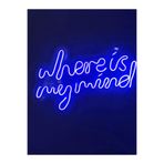 Dekoraven Where Is My Mind Neon Tabela Neon Yazı Led Dekoratif Duvar Aydınlatması Neon Duvar Dekorasyonu, wheremavraven