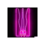 dekoraven Woman Neon Led Tabela Pembe 70x30cm, tops2