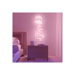 dekoraven Woman Neon Tabela Neon Yazı Dekoratif Aydınlatma Ve Gece Lambası Pembe 108x42cm, womanranv