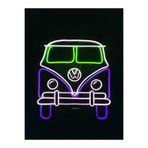 dekoraven Woswos Bettle T2 Minibüs Neon Led Tabela Dekorasyon 50X50Cm Yeşil, wosraven2