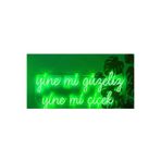 dekoraven Yine Mi Güzeliz Yine Mi Çiçek Yazısı Güzellik Merkezi Kuaför Neon Led Tabela 60X40Cm Yeşil, yinemigüzeliz