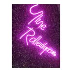 dekoraven Yine Rolleniyorsun Yazılı Neon Led Tabela Dekoratif Aydınlatma 60x35 Cm Pembe, roller2s