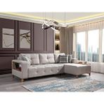 Dekorbizden King Corner Köşe Koltuk Takımı Bej