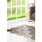 Dekoreko 117 Figürlü Özel Kesim Kahve 80x200 cm Halı