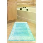 Dekoreko 1460K2-9 Kaymaz Taban Djt Banyo Halısı Trend Modern 1460 Mavi