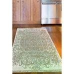 Dekoreko 1488D1-8 Kaymaz Taban Djt Mutfak Halısı Yıldız Deri Saçaklı Modern 1488 Kahve
