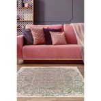 Dekoreko 1488D2-7 Kaymaz Taban Djt Salon Halısı Yıldız Deri Modern 1488 Pudra