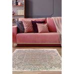 Dekoreko 1488K2-7 Kaymaz Taban Djt Salon Halısı Trend Modern 1488 Pudra