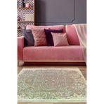 Dekoreko 1488P1-7 Kaymaz Taban Djt Salon Halısı Star Pamuk Saçaklı Modern 1488 Kahve