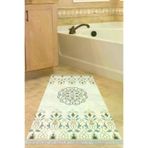Dekoreko 1491K1-9 Kaymaz Taban Djt Banyo Halısı Trend Saçaklı Modern 1491 Bej