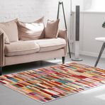 Dekoreko 1620 İnci Saçaksız Renkli 80x120 cm Salon Halı