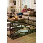 Dekoreko 1716D2-7 Kaymaz Taban Djt Salon Halısı Yıldız Deri Modern 1716 Gri Kahve
