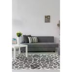 Dekoreko 1910K2-7 Kaymaz Taban Djt Salon Halısı Trend Modern 1910 Gri