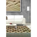 Dekoreko 1926K1-7 Kaymaz Taban Djt Salon Halısı Trend Saçaklı Modern 1926 Kahve