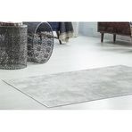 Dekoreko 2092 Gri İnci Saçaksız 80x300 cm Yolluk