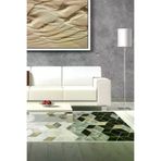 Dekoreko 2146MK1-7 Kaymaz Taban Djt Salon Halısı Trend Saçaklı Iskandinav 2146M Krem