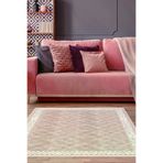 Dekoreko 603MP2-7 Kaymaz Taban Djt Salon Halısı Star Pamuk Modern 603M Pudra