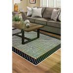 Dekoreko 604MK2-7 Kaymaz Taban Djt Salon Halısı Trend Modern 604M Siyah