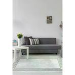 Dekoreko 626MP1-7 Kaymaz Taban Djt Salon Halısı Star Pamuk Saçaklı Modern 626M Gri
