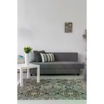 Dekoreko 659MD1-7 Kaymaz Taban Djt Salon Halısı Yıldız Deri Saçaklı Modern 659M Bej
