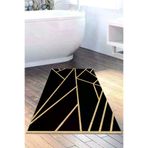 Dekoreko 686MK2-9 Kaymaz Taban Djt Banyo Halısı Trend Modern 686M Gold