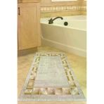 Dekoreko 691MK1-9 Kaymaz Taban Djt Banyo Halısı Trend Saçaklı Modern 691M Camel