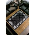 Dekoreko 700MK2-7 Kaymaz Taban Djt Salon Halısı Trend Modern 700M Siyah