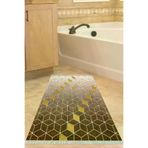 Dekoreko 719K1-9 Kaymaz Taban Djt Banyo Halısı Trend Saçaklı Modern 719 Kahve