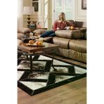 Dekoreko 722D2-7 Kaymaz Taban Djt Salon Halısı Yıldız Deri Modern 722 Kahve