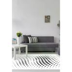 Dekoreko 723K2-7 Kaymaz Taban Djt Salon Halısı Trend Modern 723 Krem