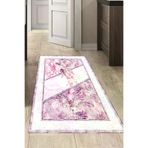 Dekoreko 729D2-8 Kaymaz Taban Djt Mutfak Halısı Yıldız Deri Modern 729 Pudra