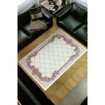 Dekoreko 748D2-7 Kaymaz Taban Djt Salon Halısı Yıldız Deri Modern 748 Pudra