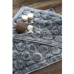 Dekoreko Alanur Ortaköy Eskitme Cotton Gri 2'li Paspas
