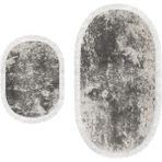 Dekoreko Dijital Saçaklı Oval Klozet Takımı 1898 Desen 1 - Renkli - 1142