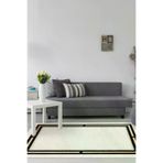 Dekoreko F5006D2-7 Kaymaz Taban Djt Salon Halısı Yıldız Deri Modern F5006 Bej