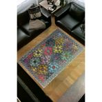 Dekoreko F5008K2-7 Kaymaz Taban Djt Salon Halısı Trend Iskandinav F5008 Renkli