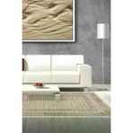 Dekoreko F5036D1-7 Kaymaz Taban Djt Salon Halısı Yıldız Deri Saçaklı Modern F5036 Kahve