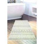Dekoreko F5078K1-9 Kaymaz Taban Djt Banyo Halısı Trend Saçaklı Iskandinav F5078 Açık Kahve