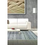 Dekoreko F5078P2-7 Kaymaz Taban Djt Salon Halısı Star Pamuk Iskandinav F5078 Lacivert