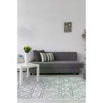 Dekoreko F5079D2-7 Kaymaz Taban Djt Salon Halısı Yıldız Deri Iskandinav F5079 Lacivert