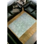 Dekoreko F5079K2-7 Kaymaz Taban Djt Salon Halısı Trend Iskandinav F5079 Yeşil
