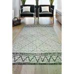 Dekoreko F5081D2-7 Kaymaz Taban Djt Salon Halısı Yıldız Deri Iskandinav F5081 Gri