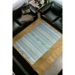 Dekoreko F5082K2-7 Kaymaz Taban Djt Salon Halısı Trend Iskandinav F5082 Lacivert