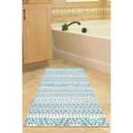 Dekoreko F5082K2-9 Kaymaz Taban Djt Banyo Halısı Trend Iskandinav F5082 Lacivert