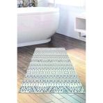 Dekoreko F5082K2-9 Kaymaz Taban Djt Banyo Halısı Trend Iskandinav F5082 Mavi