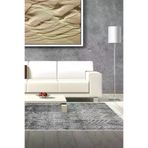 Dekoreko F5083K1-7 Kaymaz Taban Djt Salon Halısı Trend Saçaklı Iskandinav F5083 Antrasit