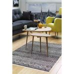 Dekoreko F5087K2-7 Kaymaz Taban Djt Salon Halısı Trend Iskandinav F5087 Antrasit