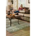 Dekoreko F5087K2-7 Kaymaz Taban Djt Salon Halısı Trend Iskandinav F5087 Kahve