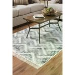 Dekoreko F5124K1-7 Kaymaz Taban Djt Salon Halısı Trend Saçaklı Iskandinav F5124 Antrasit